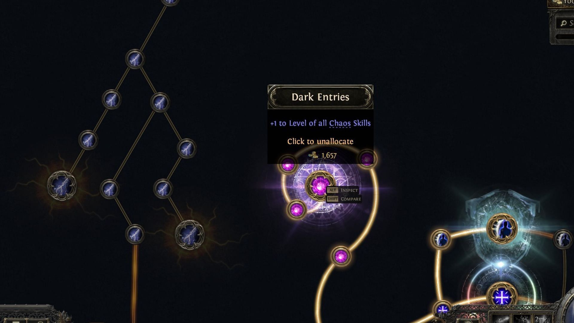 Respec passives using gold (Image via Grinding Gear Games)